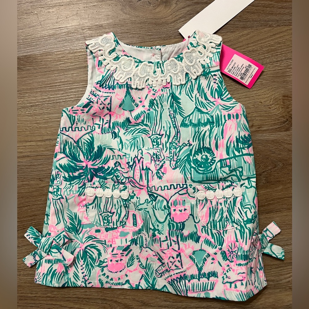 Lilly Pulitzer Brand New With Tags Camelflage 6-12 Month infant baby pink green